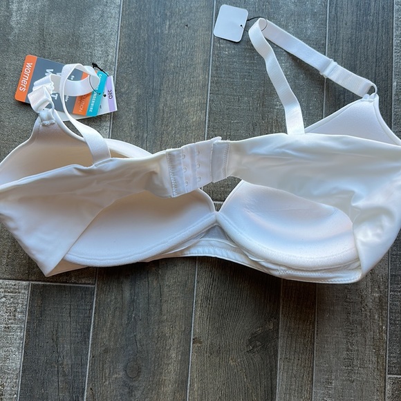 New Warner’s women’s white flex revolution collection t-shirt bra size 38D - Picture 5 of 6